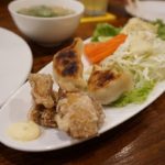 唐揚げと餃子